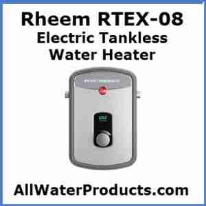Rheem RTEX-08 Electric Tankless Water Heater. AllWaterProducts.com