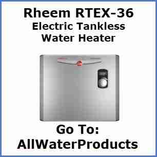 Rheem RTEX-36 Electric Tankless Water Heater. AllWaterProducts.com