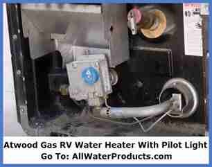 Atwood Gas RV Water Heater With Pilot Light. AllWaterProducts.com