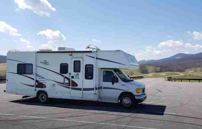 RV with a Suburban brand water heater