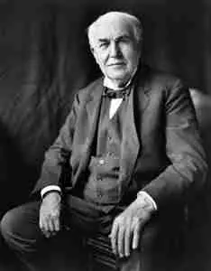 Thomas Edison inventor and founder of GE (General Electric)