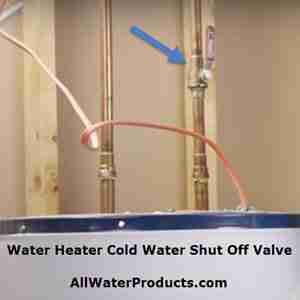 Water Heater Cold Water Shut Off Valve. AllWaterProducts.com