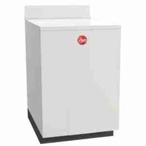 Rheem 40 gallon lowboy electric water heater 8H40D with 24 inch baked enamel counter top