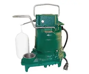Zoeller M53 sump pump : The 1/3HP Mighty Mate can be used in the basement, crawl space, or outdoors.