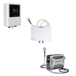 Tankless water heaters for temporary living situations.